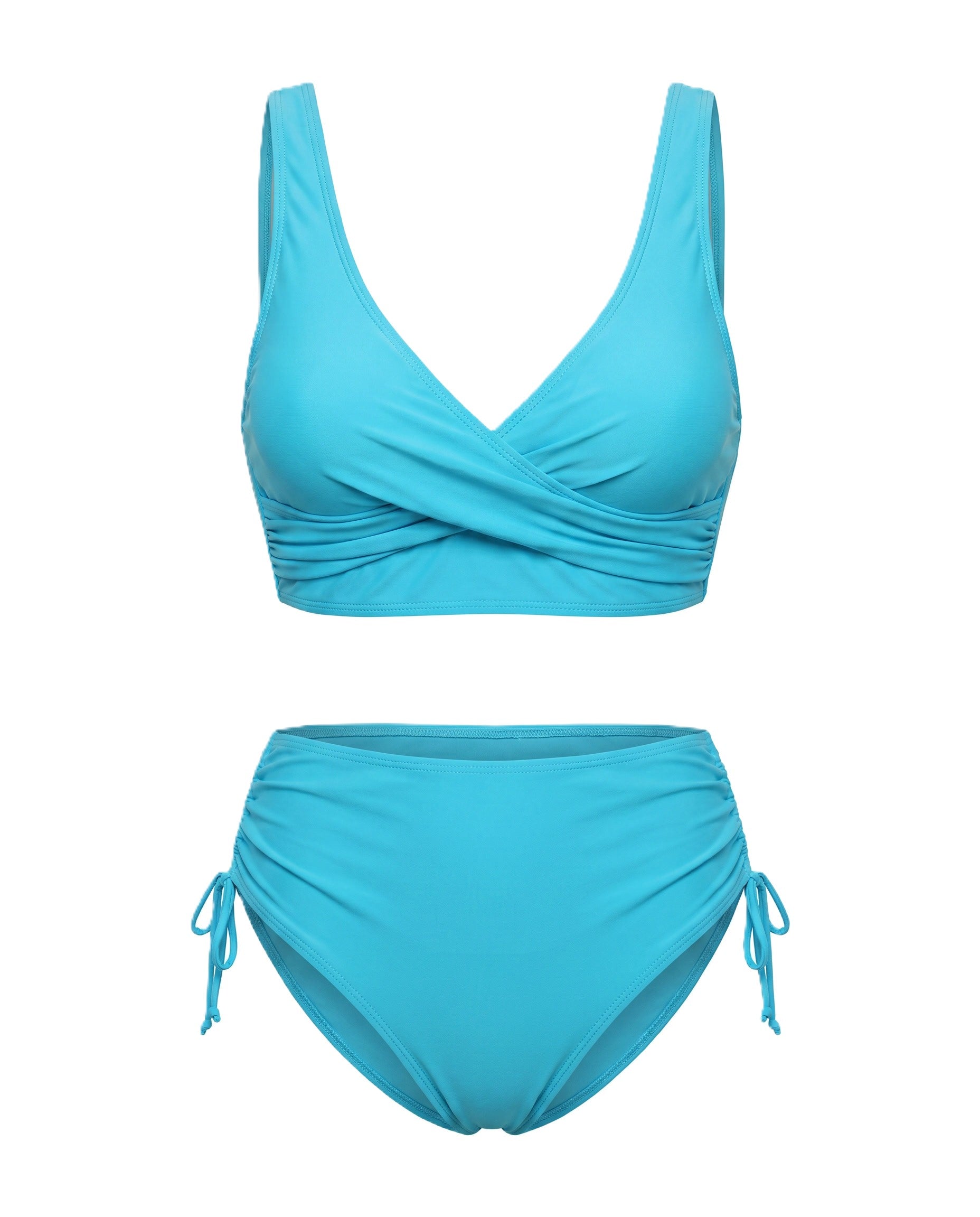 Balbina™ | Bikini con detalle twist frontal y copas extraíbles