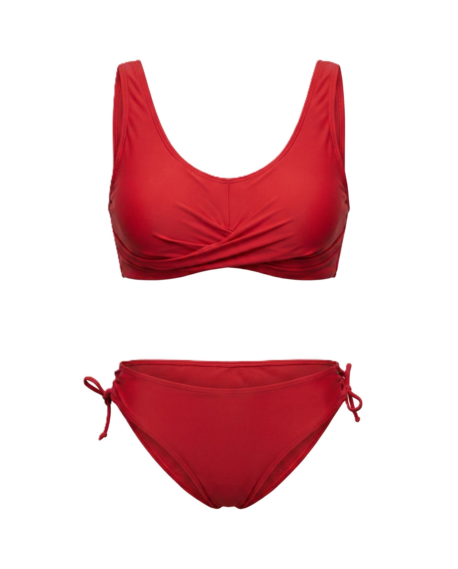 Balbina™ | Bikini con detalle twist frontal y copas extraíbles