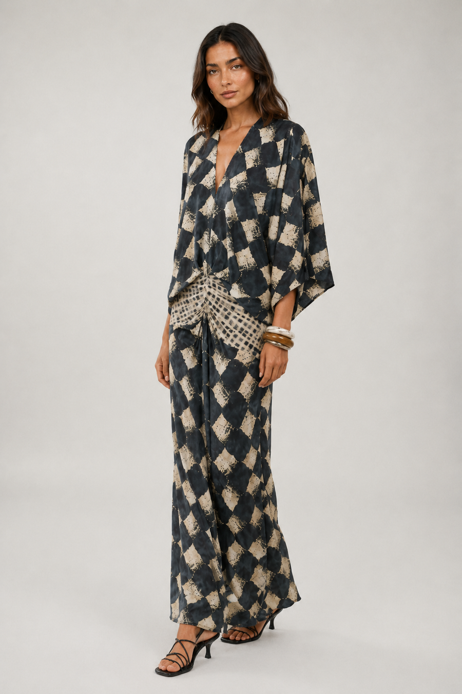 Maelia | Vestido Maxi Mosaico Mediterráneo
